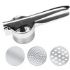 AIMALL Stainless Steel Potato Masher Fruit Press Potato Ricer, Easy