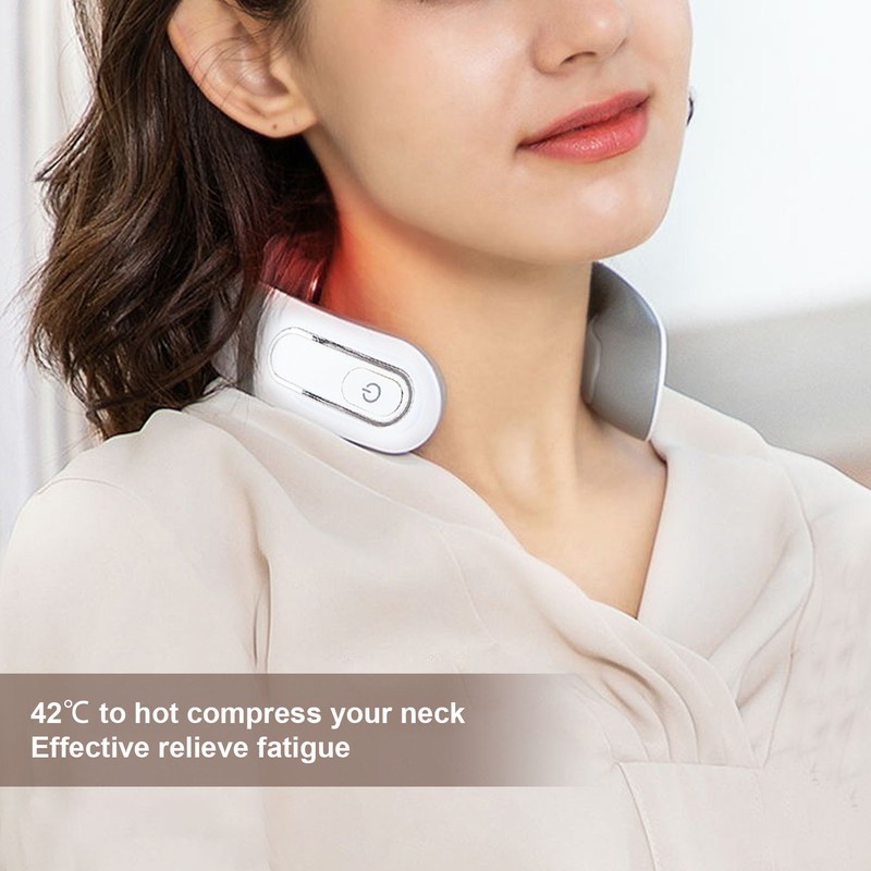 Electric Pulse Neck Massager 5 Modes 20 Strength Levels Cordless