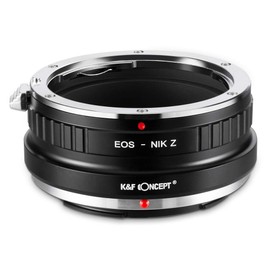 K&F Concept EOS-NIK Z Bayonet Adapter Lens Ring for Canon EOS EF EF-S Lens to Nikon Z 7 and Nikon Z 6 Mirrorless Full Frame Camera