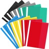 File Folder Set, Colourful, Stapler with Labelling Field, A4, Transparent