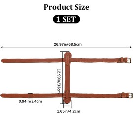 GORGECRAFT Outdoor Picnic Blanket Carry Strap Portable Leather Handle Belt Carrier Motorcycle Bed Roll Adjustable Straps Holder for Yoga Exercise Mat Carpet Home Blanket Camping Travel