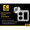 Hubbell-Raco 915C 1 GFCI and 1 Duplex Receptacle 4-Inch Square