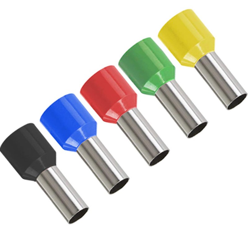 XFFCSEC 70PCS 4 Gauge Ferrule Connectors - Insulated End Terminals