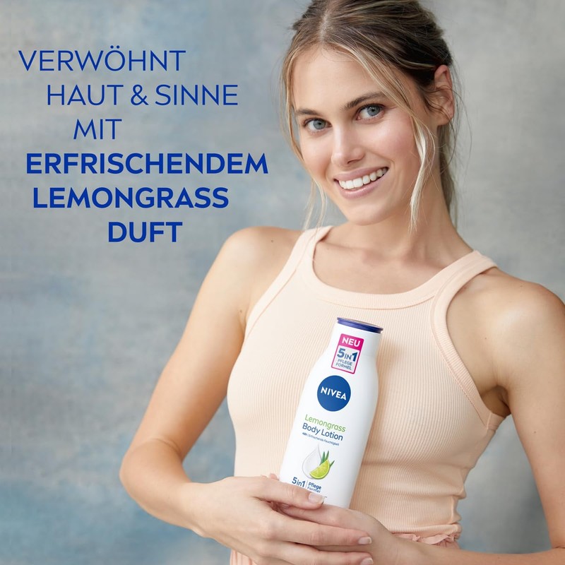 Nivea Body Lotion Lemongrass, 400 ml