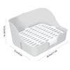 Small Animals Pet Cage Litter Box Toilet Tray Pan ABS