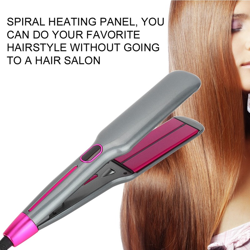 Anion LED Electric Ceramic Infrared Hair Straightener Hairdressing Tool