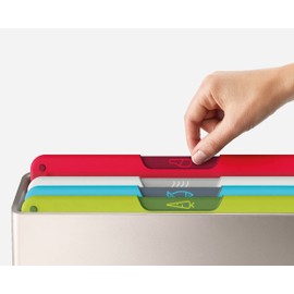 Joseph Joseph Folio Icon 4-piece Large Chopping Board Set with Storage Case