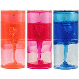 Liquid Sensory Ooze Slime Timer for Autism, Sensory Needs, ADHD, Stress Relief, Anxiety. Autism Special Needs Sensory Fidget. Choice of Colour. (1pc Blue)