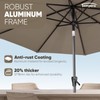 Tempera 9ft Patio Market Outdoor Table Umbrella with Push Button
