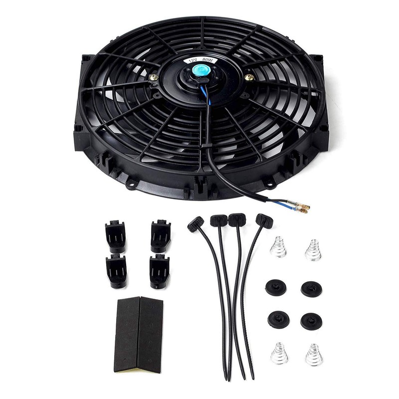 Gooeap 12 Inch Slim Fan Push Pull Electric Radiator Cooling