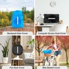 LAMA 2 fundas impermeables para mochila, protector reflectante a prueba