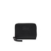 Lacoste Monedero Mini City Court de piel para mujer, Negro,