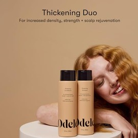 Odele Set De Regalo De Champú Y Acondicionador Para Dar Volumen Al Cabello, Aumenta La Densidad Y La Fuerza, Para Cabello Liso U Ondulado, 384 Ml Cada