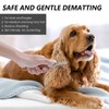 Large 3 in 1 Long Pin Dog Slicker Grooming Brush