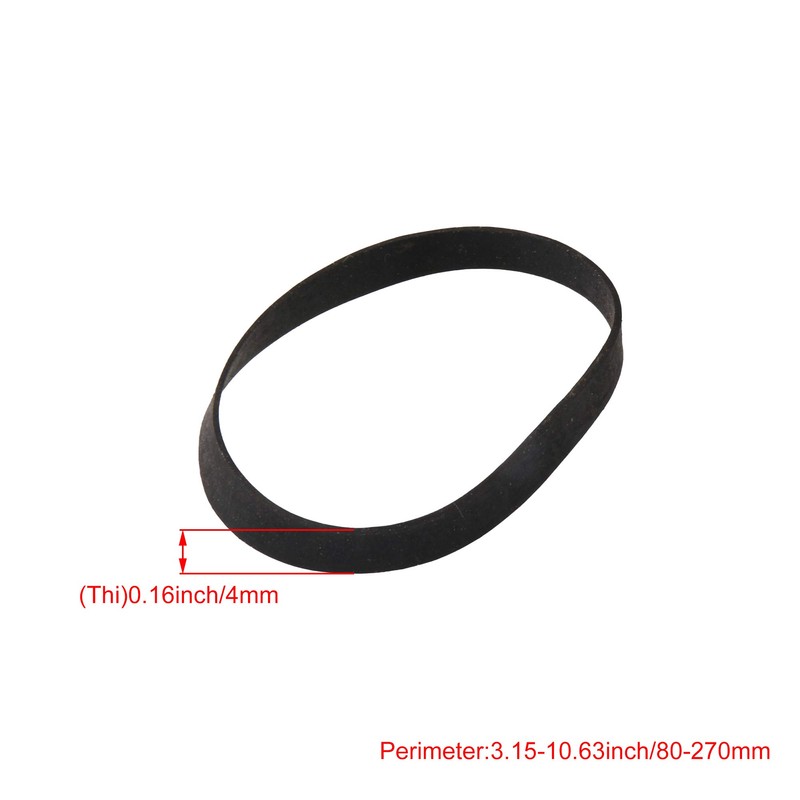 50PCS 4mm Flat Tape Recorder Drive Rubber Mixed Belt Folded