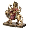 Durga Figurine Riding Lion 15 cm Buddha Decorative Hindu God