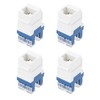 ECSiNG 4pcs RJ45 CAT6 Unshielded Network Modular Jacks for Patch