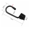 SyiXute 12 Pcs Black Shock Cord Hook 10 X 8