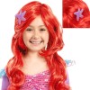 Peluca De Princesa Ariel Sirenita De Cosplay Para Niñas