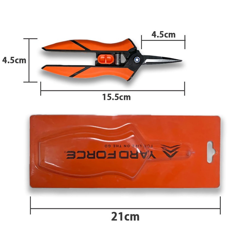 YARD FORCE YFSGS-01 Mini Branch Cutting Scissors with Safety Lock