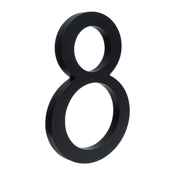 HASWARE Floating House Number 4 inch Stylish Door Numbers Alphabet