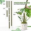 DUSPRO Stackable Mesh Moss Pole for Plants Monstera Potted Plant