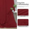 Easy-Going Blackout Curtains for Bedroom, Solid Thermal Insulated Grommet and