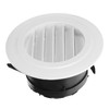 TEHAUX Round Air Conditioner Vent Cover Adjustable Soffit Air Exhaust