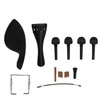 Violin Fiddle Accessories Kit Replacement Parts Metal Wooden for 4/4