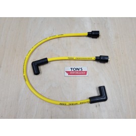 Ton's Harley Big Twin 84-98 FXD Dyna Softail 8mm Spark Plug Wires Yellow