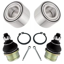 Caltric 2 Front Wheel Knuckle Ball Bearing Joint For Honda TRX420 Rancher 420 4X4 14-21
