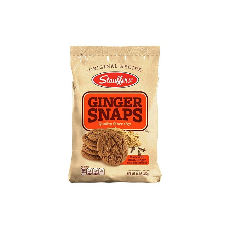 Stauffers Ginger Snaps Bag, 14-Ounce Bags (Pack of 6) 1