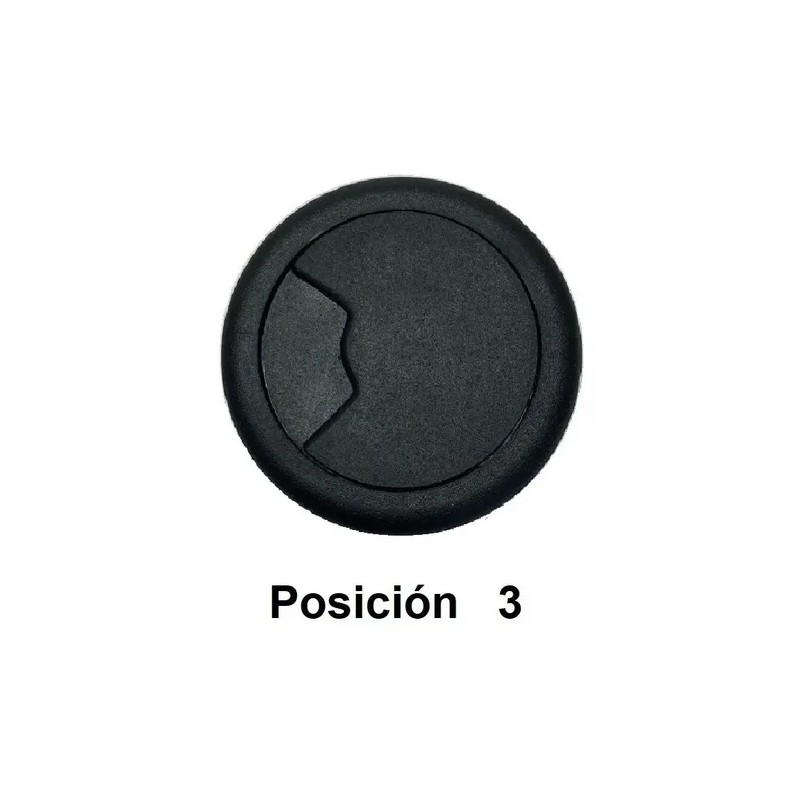 Tapon Pasacables Gris Guía Pasa Cables Para Escritorio 2 Pz