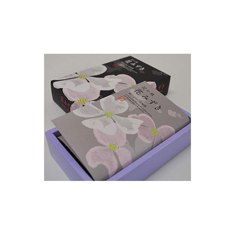 Okuno Seimeido Incense with Less Smoke, "Flower Travel/Flower Mizuki", Large