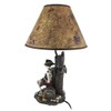Zeckos 21-Inch High Caribbean Pirate Skeleton Table Lamp with Treasure