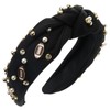 scicent Hairband Rhinestone Jeweled Embellished Head Bands for Women Wide