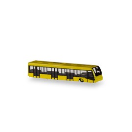 herpa 562591 Scenix-Airport Bus, Flugzeug, 4er Set, Mehrfarbig