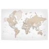 artboxONE Poster 30 x 20 cm Travel Detailed World Map