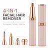 4-in-1 Electric Facial Shaver for Women – Rechargeable Hair Remover