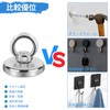 Super Strong Magnetic Hooks, Strong Magnets, Neodymium Magnets, Diameter 1.6