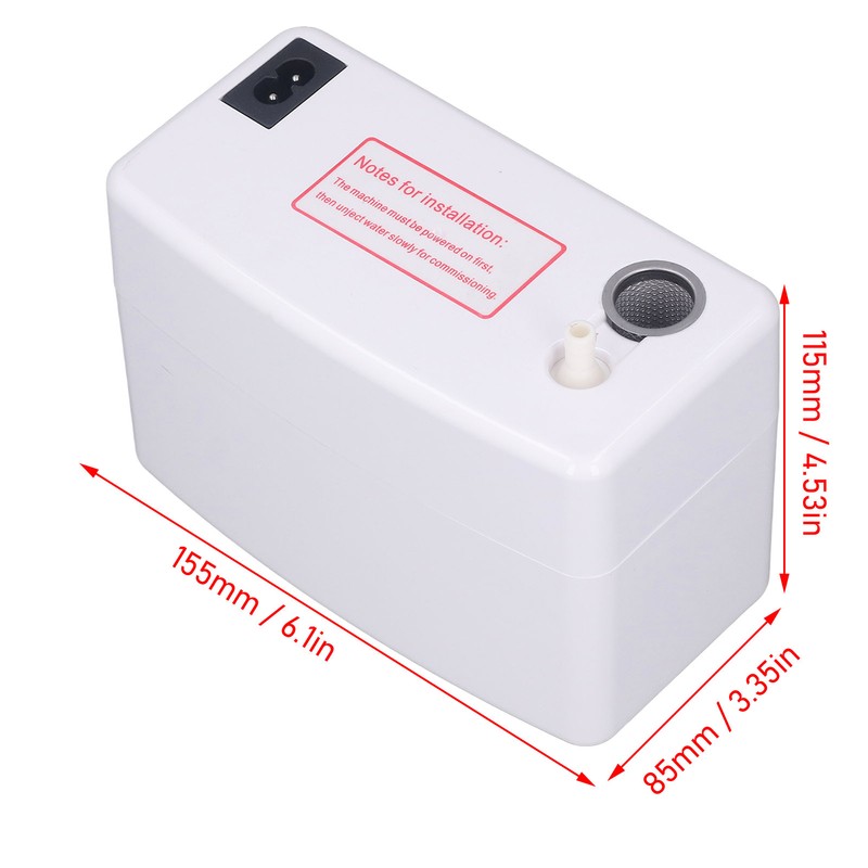 Condensate Pump 60HZ Low Noise 200ml Water Tank Safety Switch