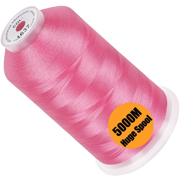 New brothread - Single Huge Spool 5000M Each Polyester Embroidery