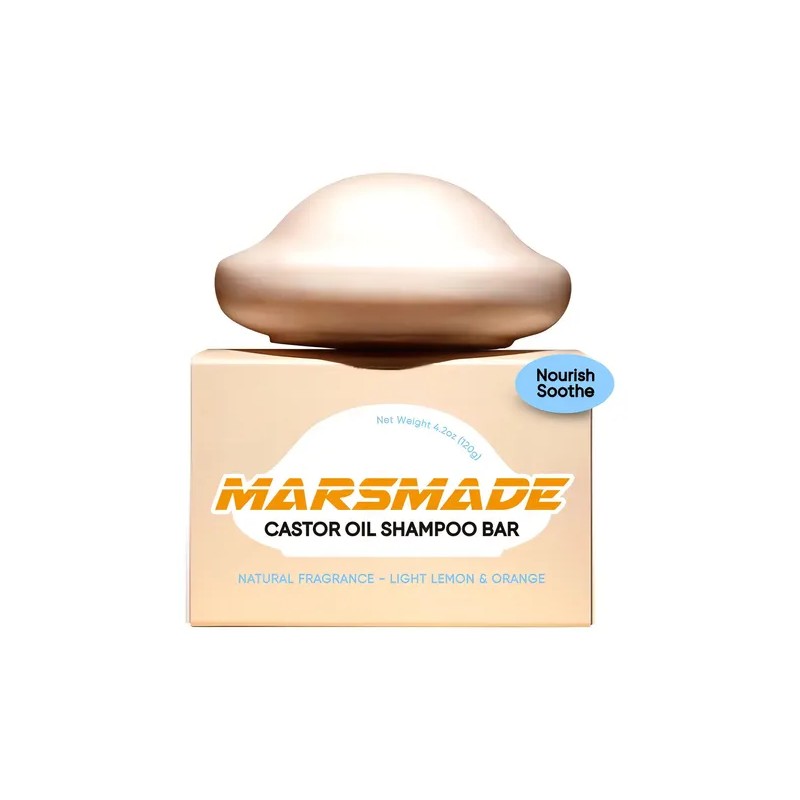 Shampoo Sólido Mars Made Limón Y Naranja 120g