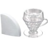Hario V60 Coffee Maker Drip Assist Set With Paper Filters