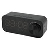 Bluetooth Speaker Alarm Clock Radio Digital LED Display Subwoofer Mini
