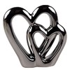 SIL Interiors Silver Double Heart Ornament
