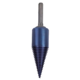 Wood Cone Punch High Speed Steel Blue Plated Hex Shank Firewood Splitter Drill Bit 32mm