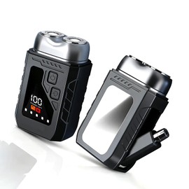 Electric Shaver and Nose Hair Trimmer 2-in-1, Portable Mini Shavers for Men