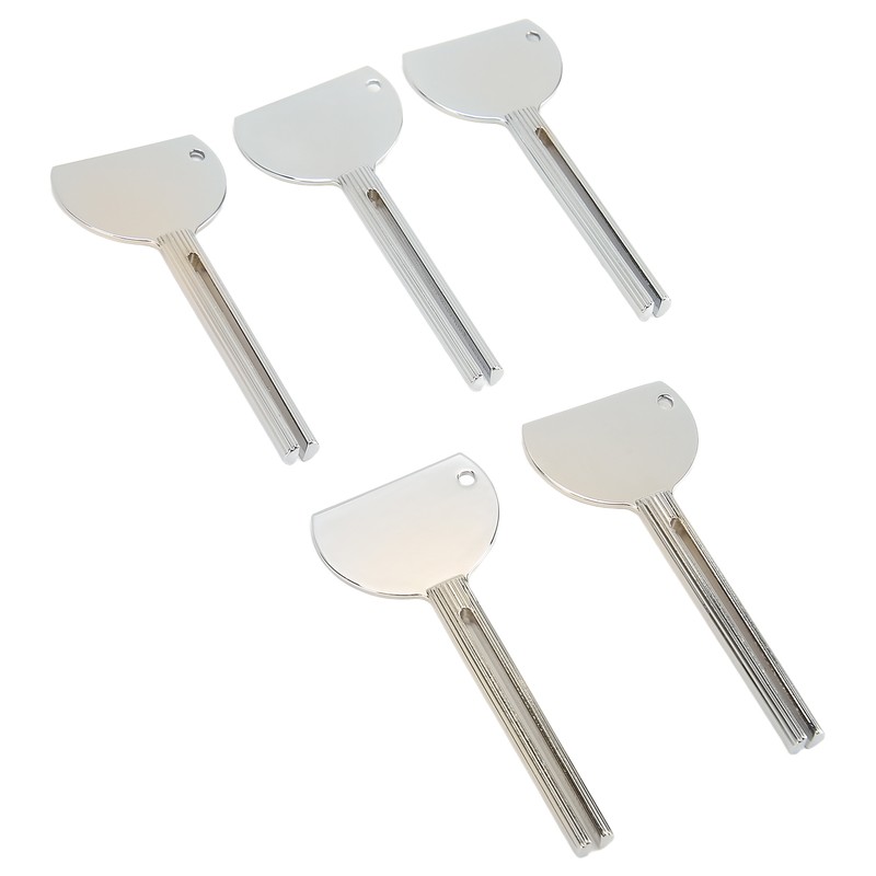 5pcs Tube Toothpaste Squeezer Roller Stainless Steel Manual Labor Saving