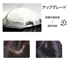 Dreambeauty Men's Partial Wigs Black Men's 100% Human Hair Fully Hand-Planted Natural Breathable Synthetic Skin Hair Short Wigs (13*18)
